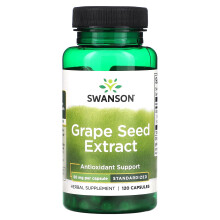 Swanson, Traubenkernextrakt, 50 mg, 120 Kapseln