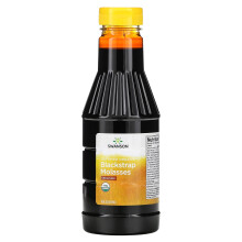 Swanson, Zertifizierte organische Schwarzmelasse, ungeschwefelt, 16 fl oz (473 ml)