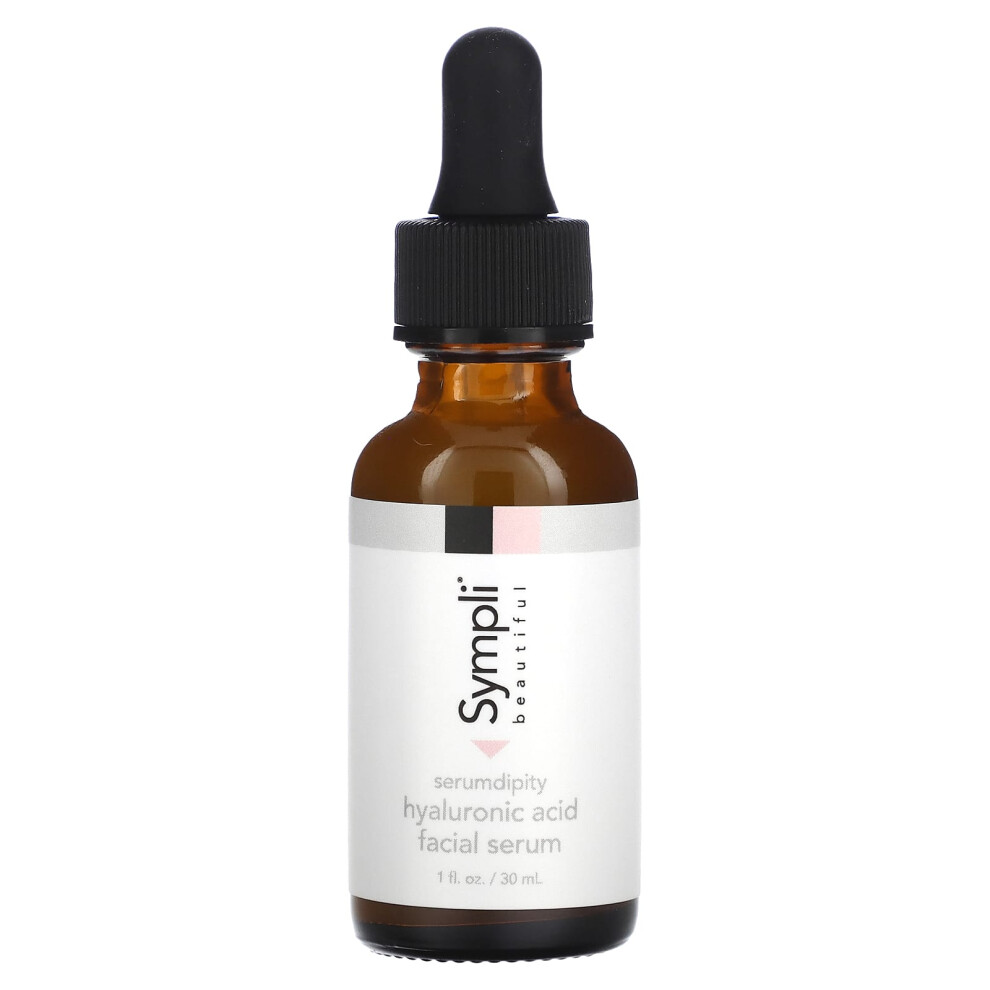 Sympli Beautiful , Serumdipity, Hyaluronic Acid Facial Serum, 1 Fl Oz (30 Ml)