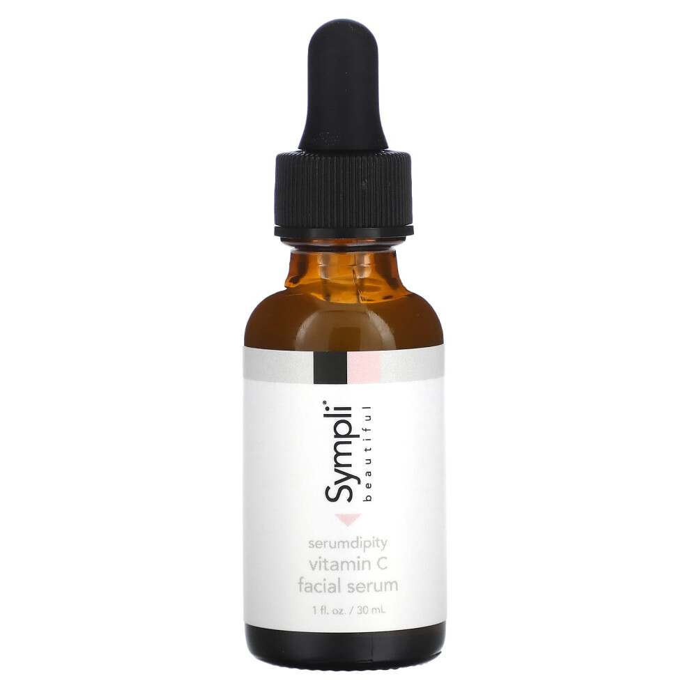 Sympli Beautiful , Serumdipity, Vitamin C Facial Serum, 1 Fl Oz (30 Ml)
