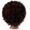 Testa Manichino Riccia Afro con Capelli 100% Naturali per Parrucchieri e Styling 7