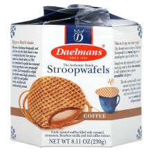 Daelmans, Stroopwafels, Kaffee, 8 Waffeln, 8,11 Unzen (230 g)