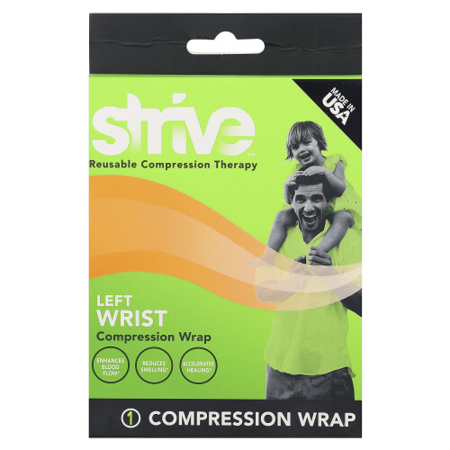 Strive, Links-Handgelenk-Kompressionsbandage, Einheitsgröße, 1 Stück