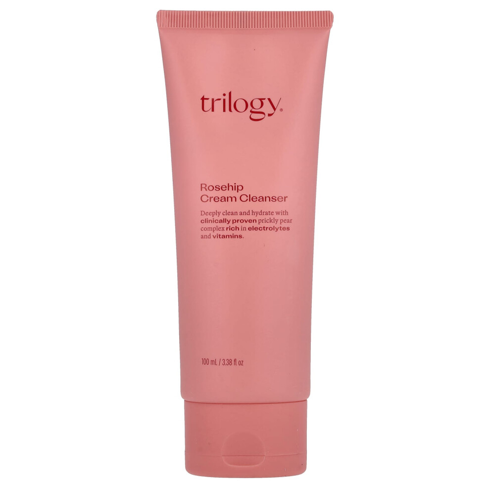 Trilogy Cream Rosehip Cleanser, 3.38 Fl Oz (100 Ml)