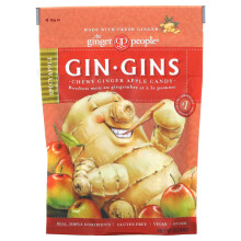 The Ginger People, GinGins, Bonbon Pomme Gingembre Mou, Pomme Épicée, 3 oz (84 g)