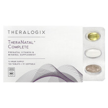 Theralogix, TheraNatal Complete, 182 Comprimés + 91 Gélules Souples