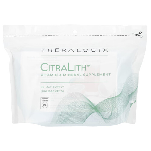 Theralogix, Citralith, Complément Vitaminique & Minéral, 180 Sachets, (2,45 g) chacun