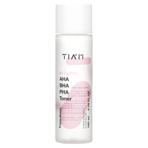 Tiam, AC Fighting, AHA, BHA, PHA Toner, 6,08 fl oz (180 ml)