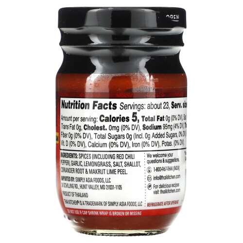 Thai Kitchen, Rote Curry-Paste, Scharf, 4 oz (113 g) 2