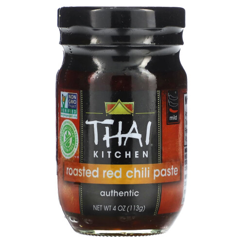 Thai Kitchen, Geröstete Rote Chili-Paste, Mild, 4 oz (113 g)