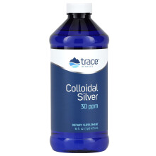 Trace Minerals Æ, Colloidal Silver, 30 ppm, 16 fl oz (473 ml)
