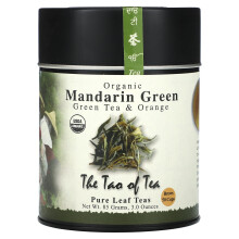 The Tao of Tea, Thé Vert Biologique & Orange, Mandarin Vert, 3 oz (85 g)