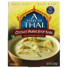 A Taste Of Thai, Base de Soupe Coco-Gingembre, 2,1 oz (60 g)