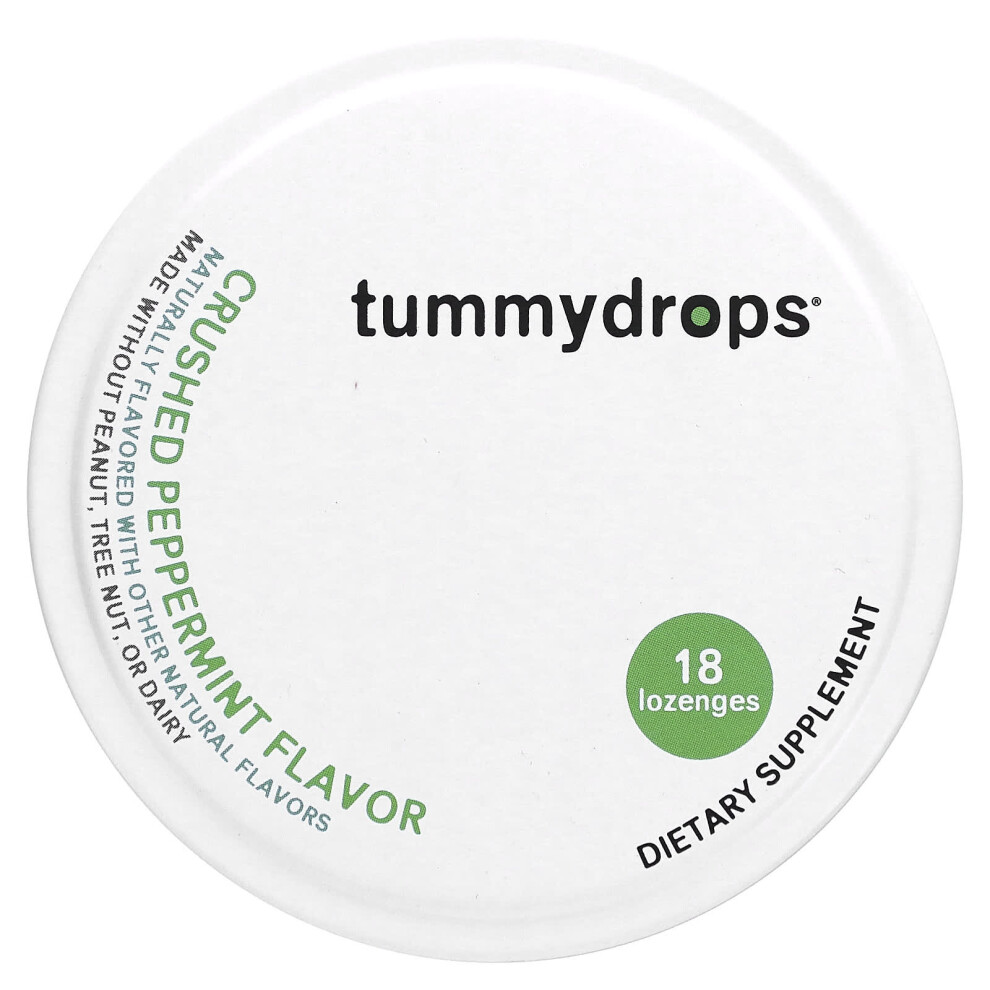 Tummydrops , Crushed Peppermint, 18 Lozenges