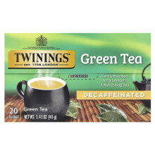 Twinings, Grüntee, Entkoffeiniert, 20 Teebeutel, 1,41 oz (40 g)