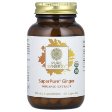 Pure Synergy, SuperPure Ingwer, 60 Kapseln