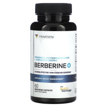 Vitauthority, Berberin Plus mit Dihydroberberin und Ceylon Zimt, 60 vegetarische Kapseln