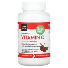 Vibrant Health, Pflanzliches Vitamin C, 60 Gemüsekapseln