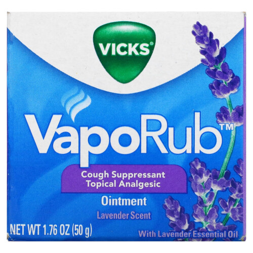 Vicks Vicks, VapoRub, Ointment, Lavender, 1.76 oz (50 g)