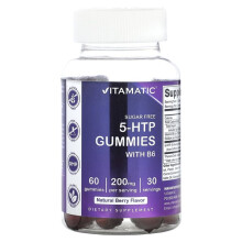 5-HTP Gummibärchen mit B6, Natürliche Beere