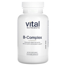 Vital Nutrients, B-Komplex, 120 vegane Kapseln