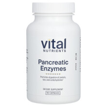 Vital Nutrients, Pankreasenzyme, 90 Kapseln