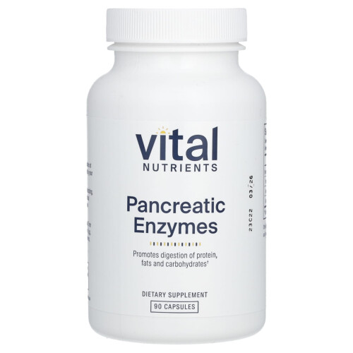 Vital Nutrients Vital Nutrients, Pankreasenzyme, 90 Kapseln