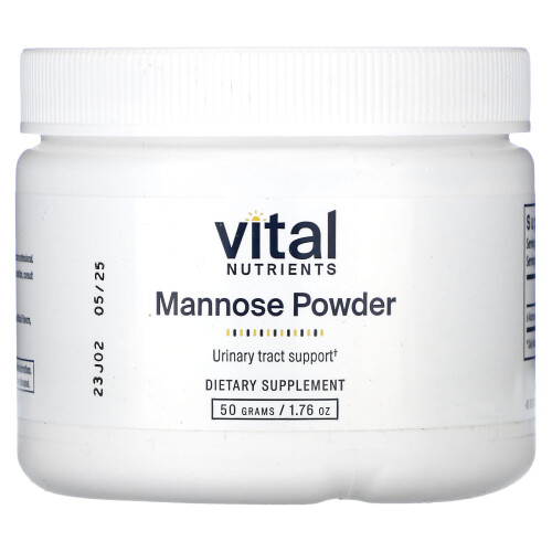 Vital Nutrients Vital Nutrients, Poudre de Mannose, 1,76 oz (50 g)