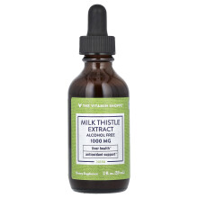 The Vitamin Shoppe, Mariendistel-Extrakt, Alkoholfrei, 1.000 mg, 2 fl oz (59 ml)