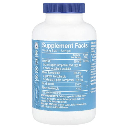Vitamine E Gamma Élevée Avec Tocophérols Mixtes 2