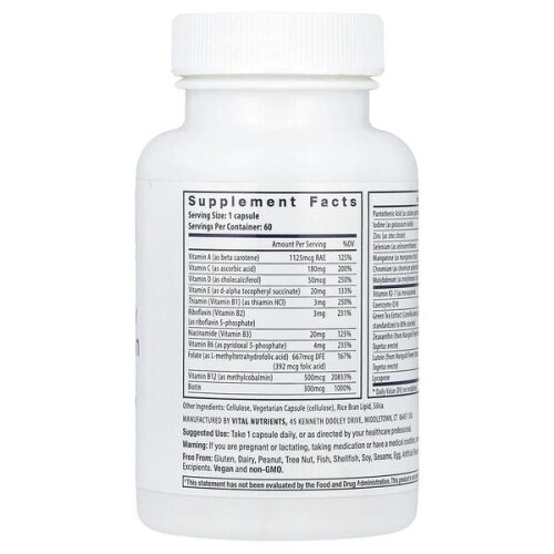 Vital Nutrients Multivitamines Quotidiennes 2