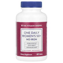 The Vitamin Shoppe, One Daily Frauen 50+, Eisenfrei, 60 Tabletten