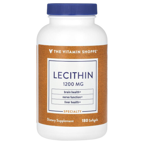 The Vitamin Shoppe, Lecithin, 1.200 mg, 180 Softgels