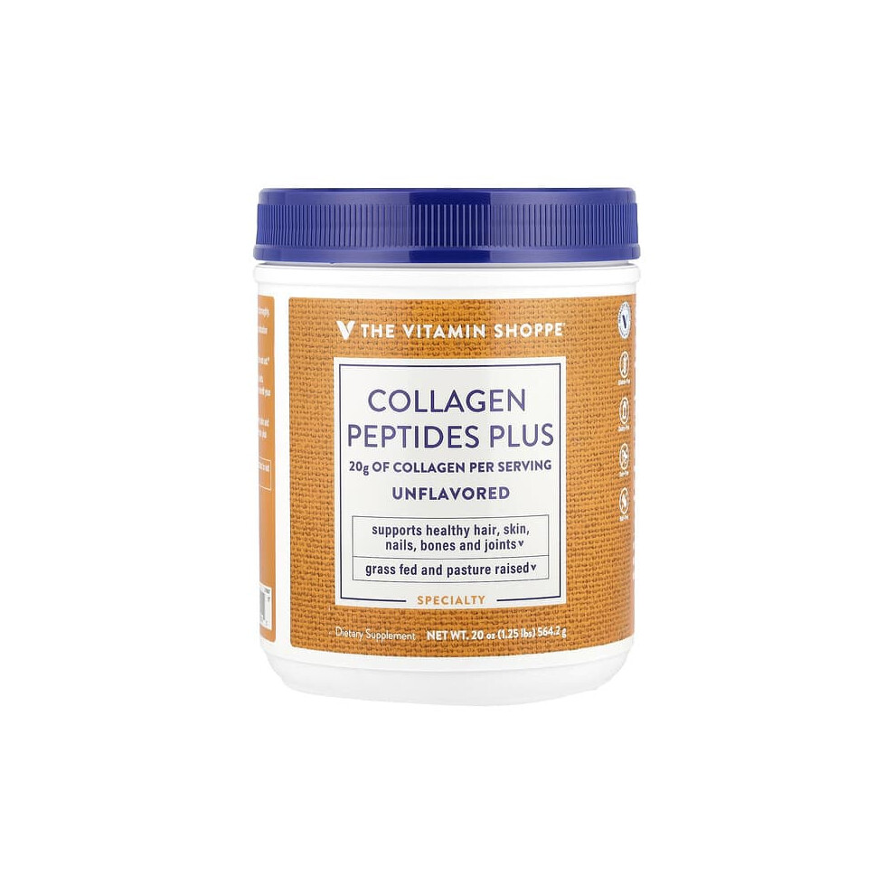 The Vitamin Shoppe Collagen Peptides Plus, Unflavored