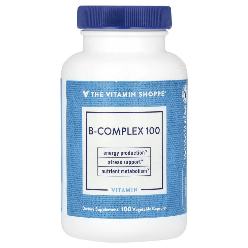 The Vitamin Shoppe, Complexe B 100, 100 Gélules Végétales