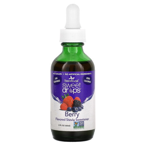 Wisdom Natural, SweetLeaf, Sweet Drops, Beere, 2 fl oz (60 ml)