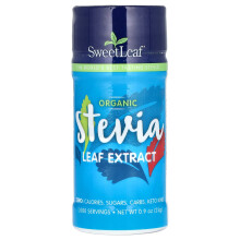 Wisdom Natural, SweetLeaf, Extrait de Feuille de Stevia Biologique, 0,9 oz (25 g)