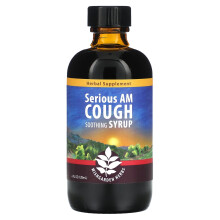 WishGarden Herbs, Serious AM Hustenberuhigungssirup, 4 fl oz (120 ml)