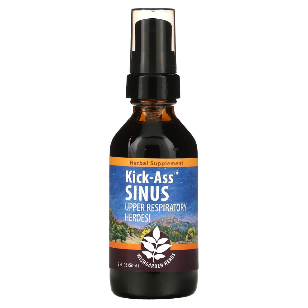 Wishgarden Herbs , Kick-Ass Sinus, 2 Fl Oz (59 Ml)