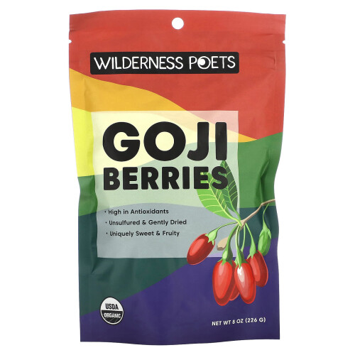 Wilderness Poets, Bio-Goji-Beeren, 8 Unzen (226 g)