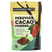 Wilderness Poets, Bio-Peruanisches Kakaopulver, 6 oz (170 g)