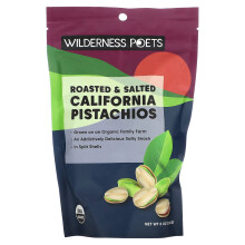 Wilderness Poets, Bio-Geröstete und gesalzene kalifornische Pistazien, 8 Unzen (226 g)