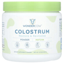 Poudre de colostrum, matcha