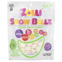 Zolli Snow Ballz, Menthe Poivrée Naturellement Forte
