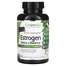 Emerald Laboratories, Östrogen, Entgiftung & Balance, 60 Pflanzenkapseln