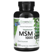 Emerald Laboratories, MSM 1000, 200 Pflanzenkapseln