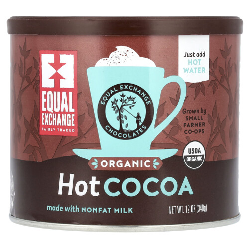 Equal Exchange, Bio Heiße Schokolade, 12 Unzen (340 g)