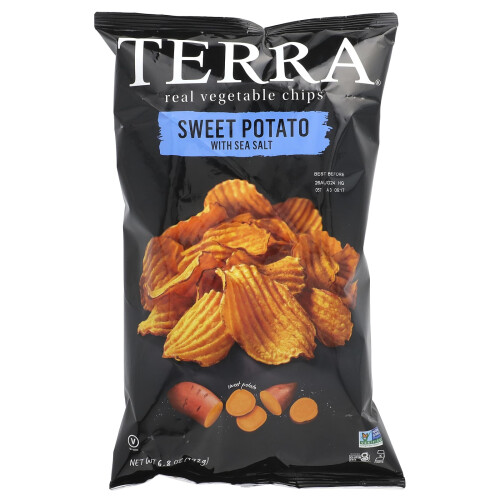Terra, Echte Gemüsechips, Süßkartoffel mit Meersalz, 6,8 oz (192 g)