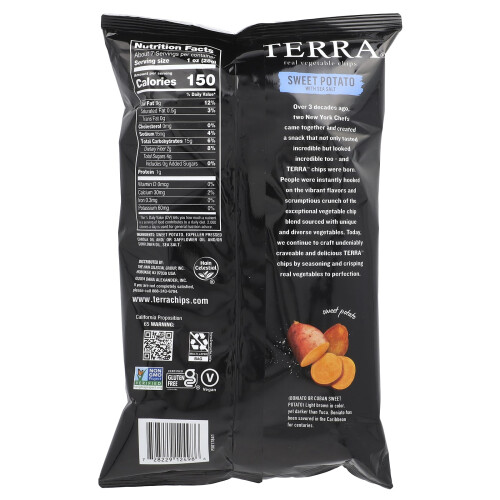 Terra, Echte Gemüsechips, Süßkartoffel mit Meersalz, 6,8 oz (192 g) 2