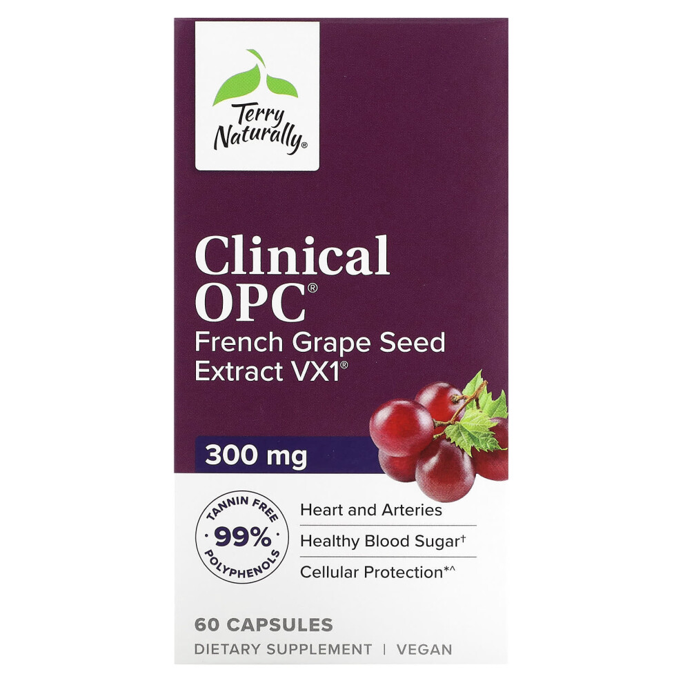 Terry Naturally , Clinical Opc, 300 Mg, 60 Capsules